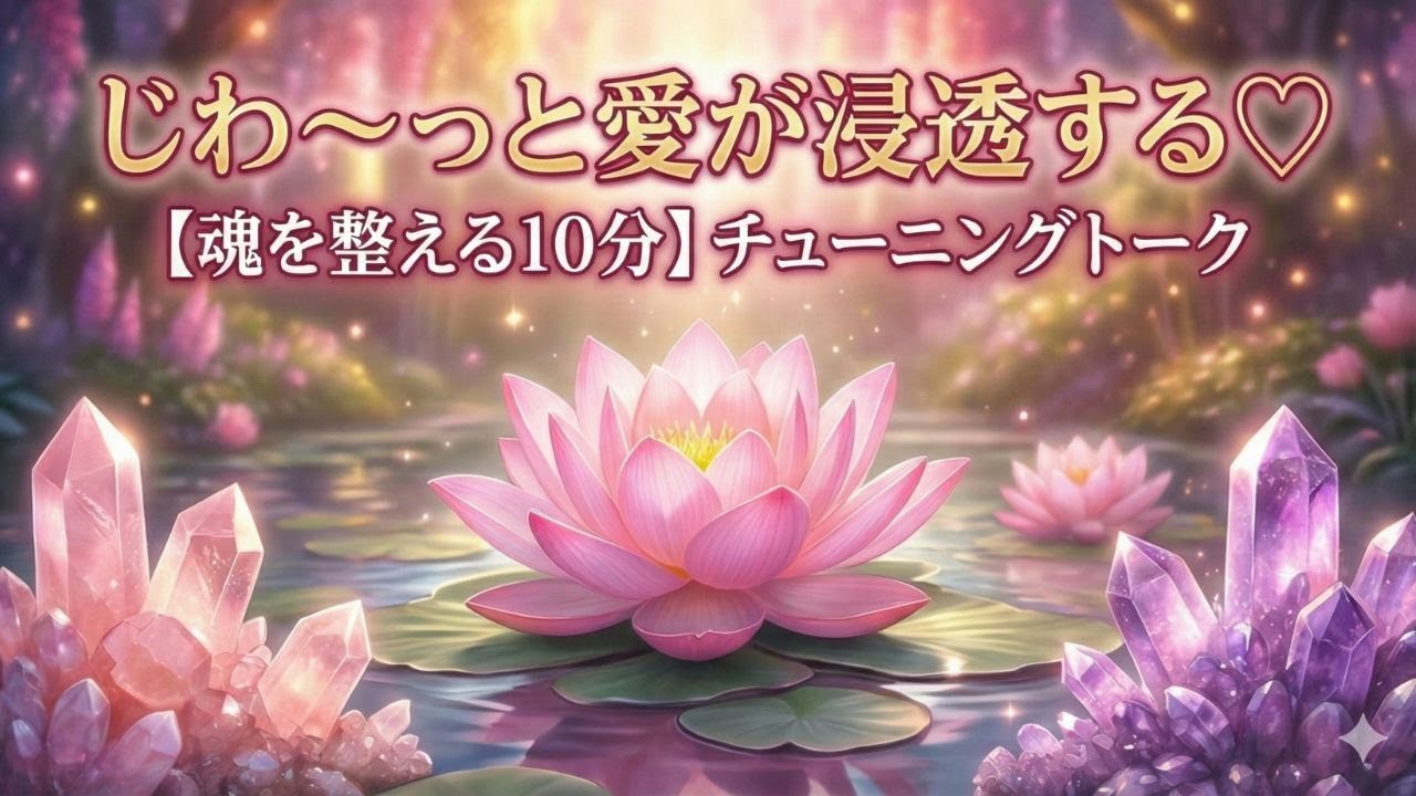 【魂を整える10分】じわ～っと愛が浸透する♡チューニングトーク #11