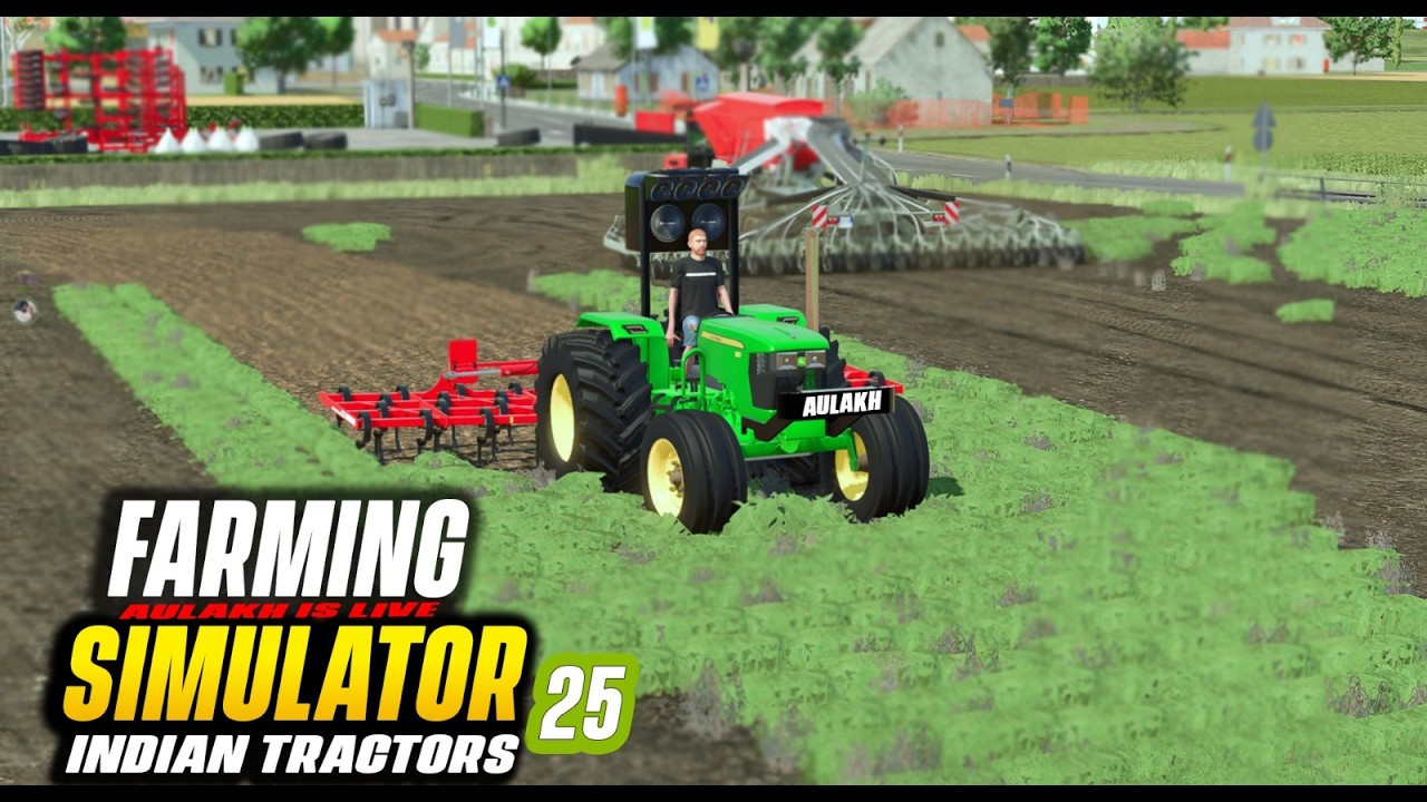 FS 25 indian Tractor Mod Gameplay #newholland #farming #fs25live