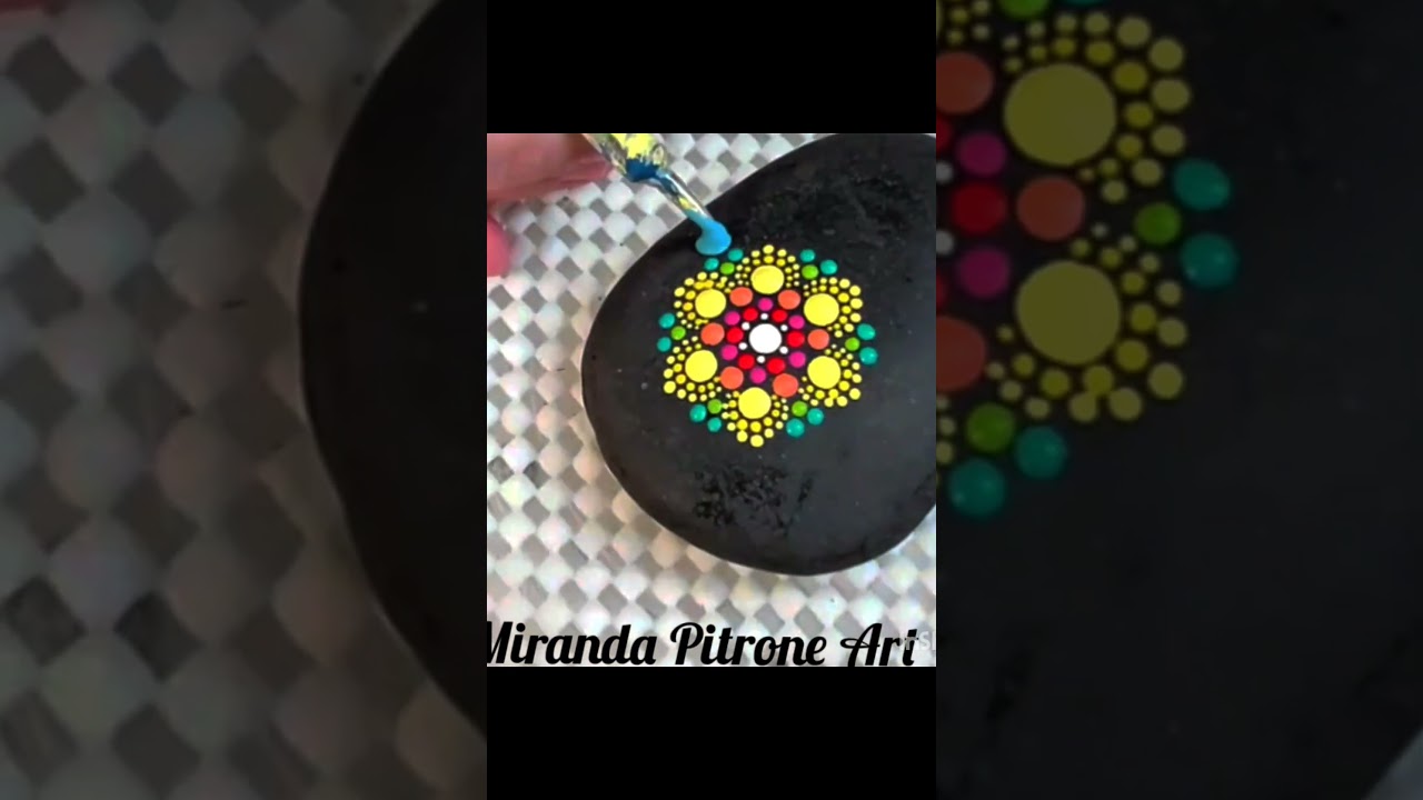The Art of Dotting Rainbow Flower Mandalas with Ease~ Short