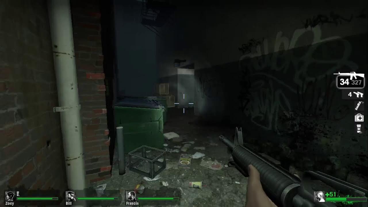 noche de zombies left 4 dead hoy lo completo