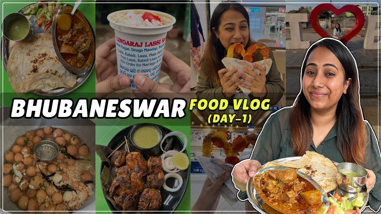 Bhubaneshwar Famous Food | Dahi Boda, Lingraaj Lassi,Chakuli Pitha & More | Odisha Food Series Ep-1