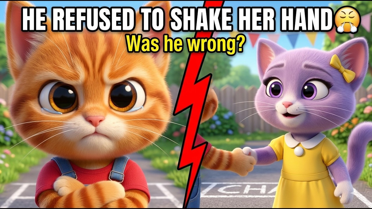 Cat Story: Kitten LEO Lost the Race and BLAMED Mimi (His Friend) 😱 Was Kitten LEO Wrong?