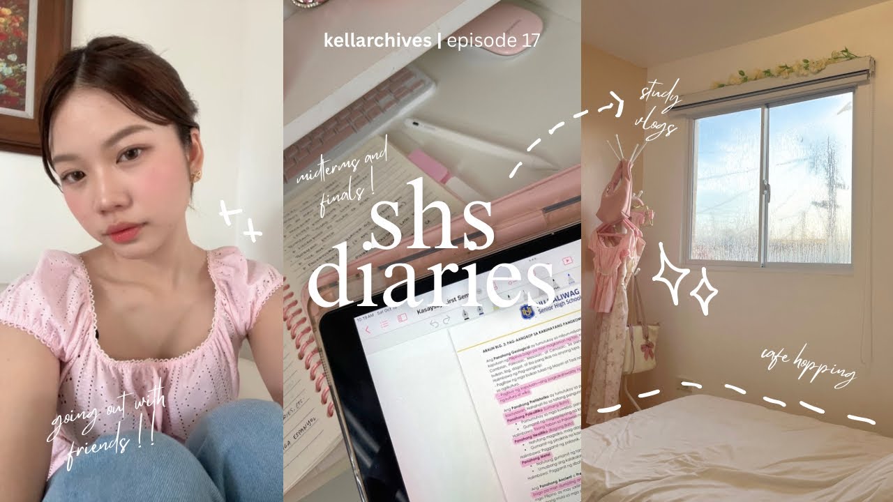 KELLArchives ✉️: midterms & finals, study vlogs, cafes, going out with friends 💐📒