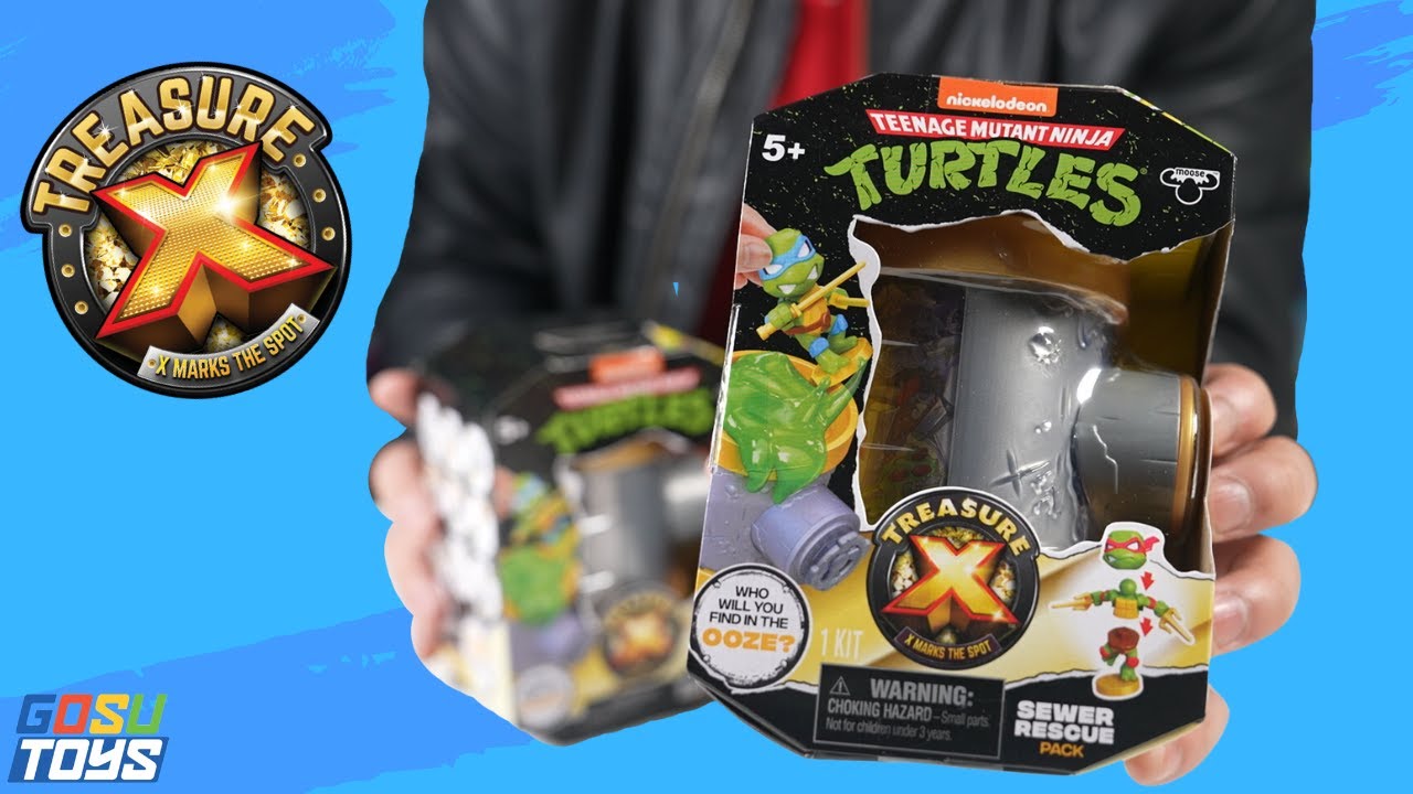 Treasure X Teenage Mutant Ninja Turtles Sewer Rescue Pack Unboxing and Review
