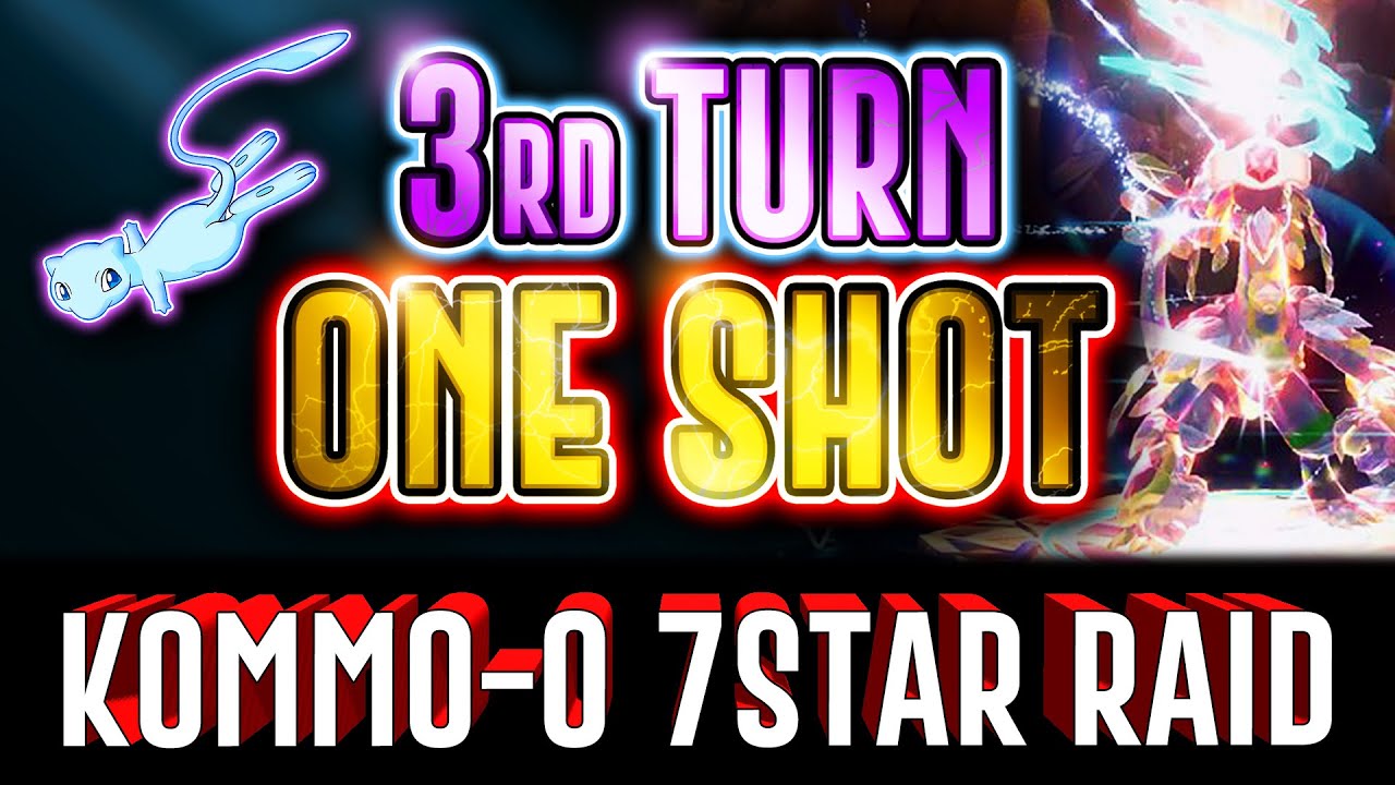 ONE SHOT Mighty Kommo-o 7 Star Raid in turn three - Pokemon Scarlet & Violet Titan Grandiras