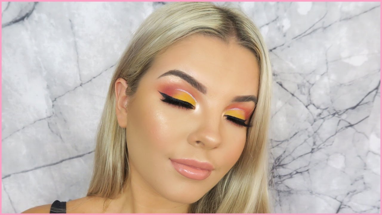 Sunset Eye Makeup Tutorial ♡ Jasmine Hand