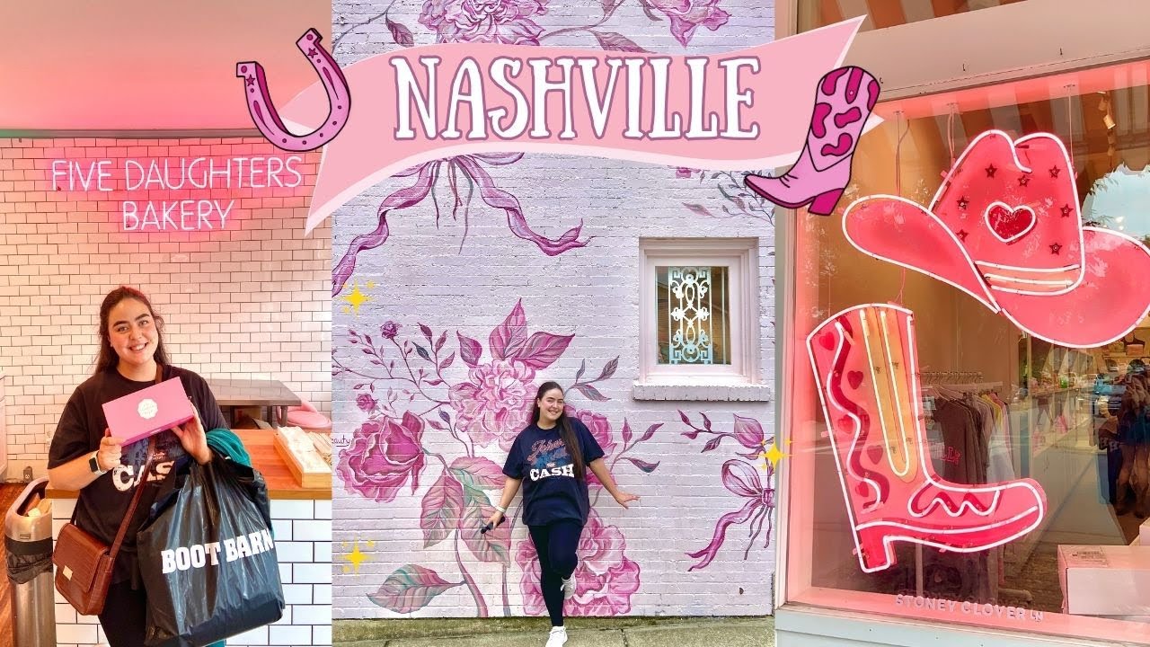 NASHVILLE 🤠🍻 VLOG 1 TRAVEL DAY!! Dublin to Nashville, hotel room tour, what we got up to!🐴