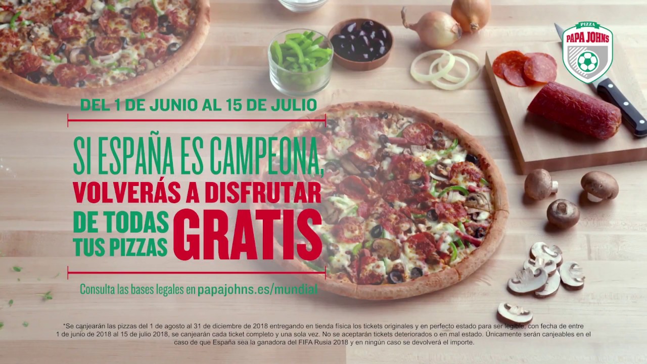 DISFRUTA DEL FÚTBOL CON PAPA JOHNS