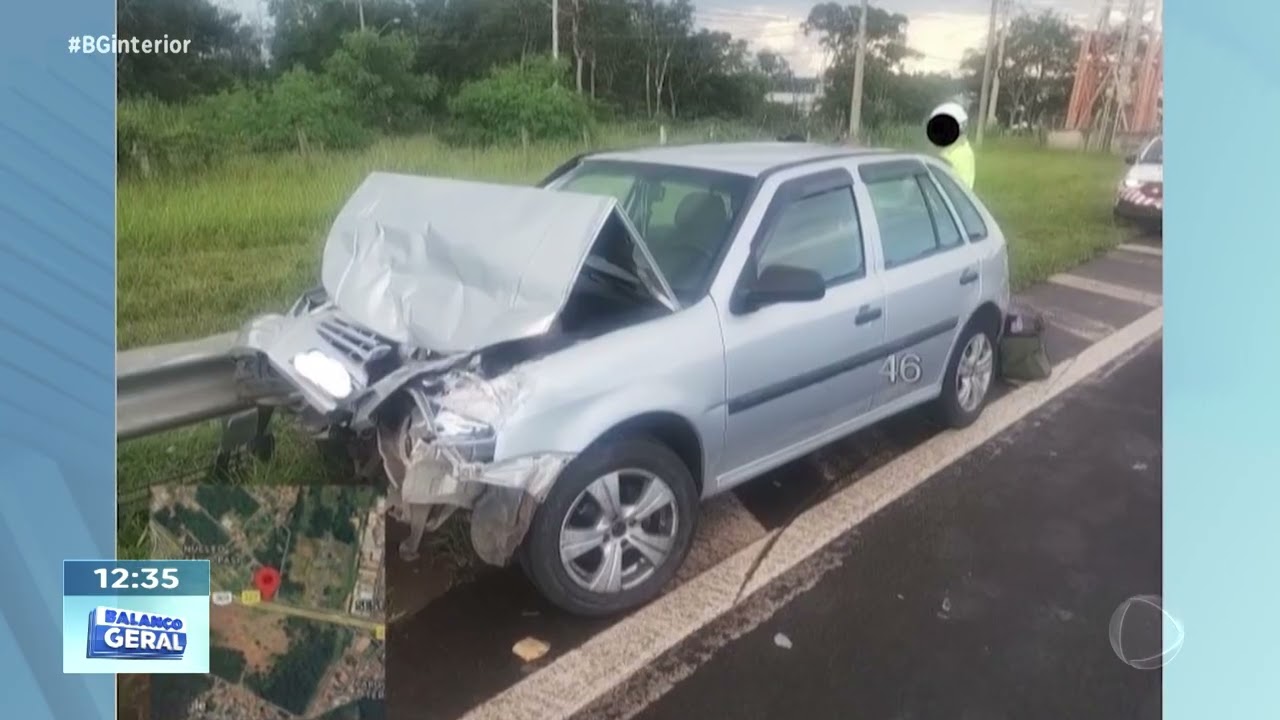 Acidente em Bauru: carro bateu em ônibus na comandante