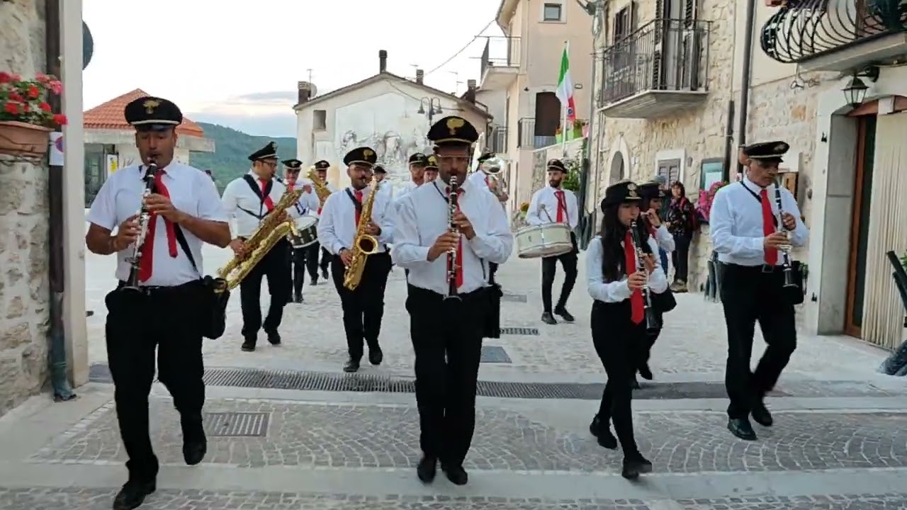 Marcia Ariete banda di Grottolella 11/8/23 Scontrone Festa di San Gerardo