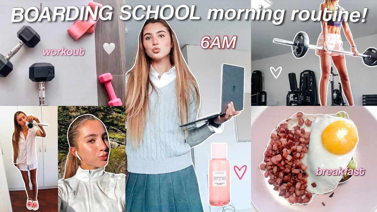 BOARDING SCHOOL MORNING ROUTINE 2023! *realistic & winter*