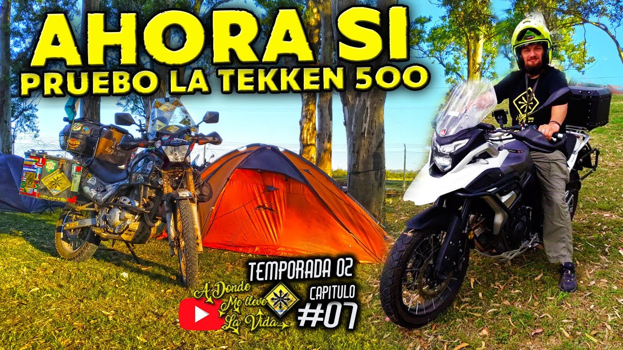Motos y Asados | PRUEBO LA TEKKEN 500 RVM |  VUELTA AL MUNDO EN MOTO