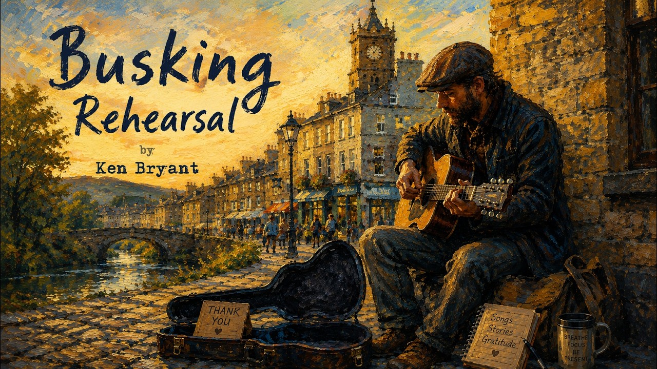 Paul Simon - American Tune (Live Busking Rehearsal on Stratocaster)