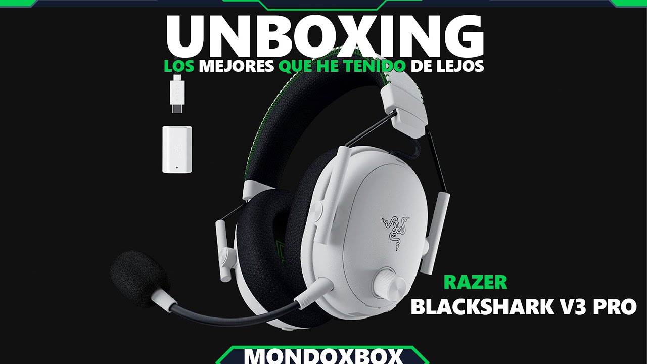Razer BlackShark V3 PRO, UNBOXING y análisis de los mejores auriculares que he tenido, de lejos.