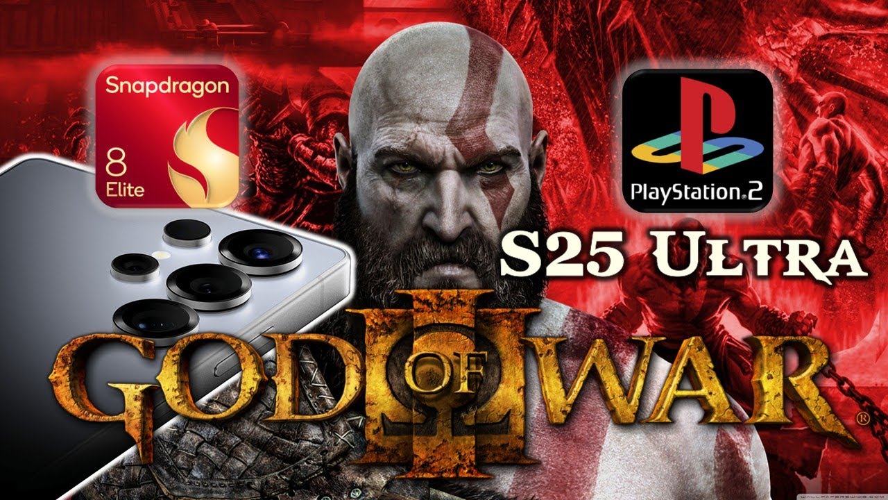 Samsung Galaxy S25 Ultra God of War PS2 3x/4x Native Resolution on 48