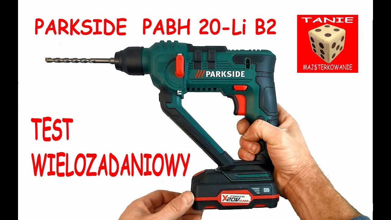 Parkside PABH 20-Li B2  - Akumulatorowa wiertarka udarowa z Lidla, która ma moc... możliwości ;)