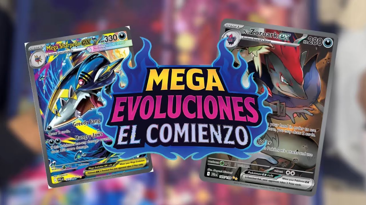 COMO PUDE PERDER ESTO???!! 🔥 Mega Sharpedo EX vs Zoroark EX | Pokémon TCG 🔥