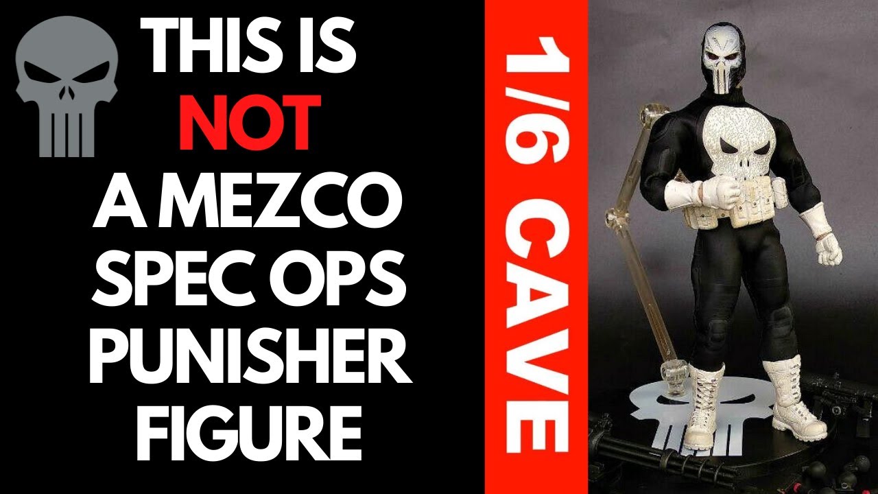 THE (NOT)  MEZCO SPECIAL OPS PUNISHER FIGURE REVIEW 1/6 CAVE