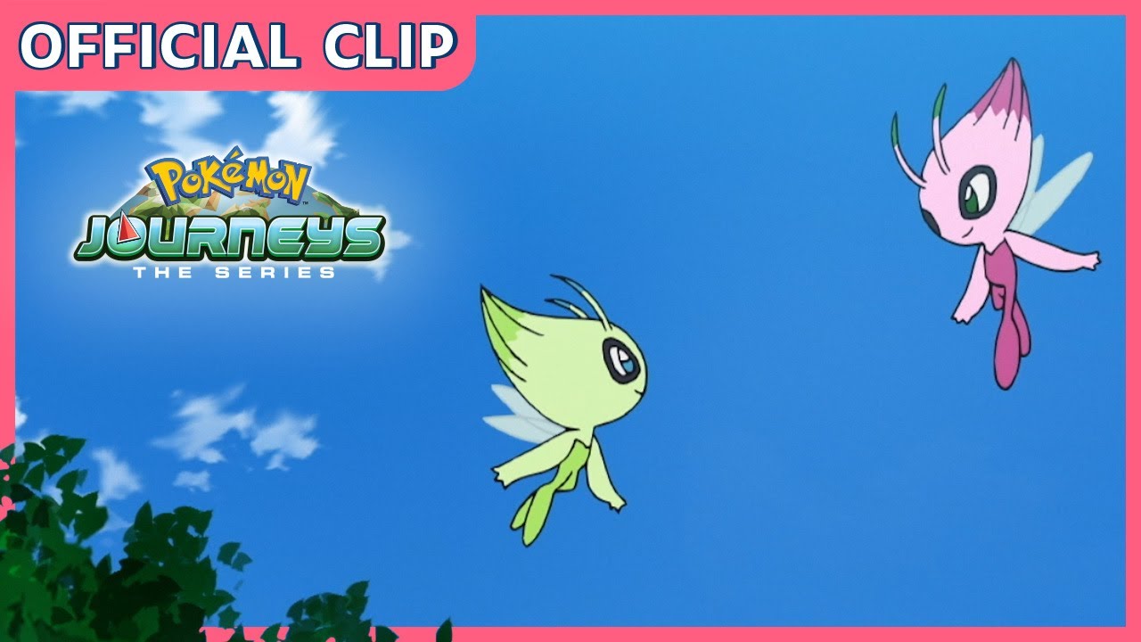 A double Celebi sighting! | Pokémon Journeys: The Series I Official Clip