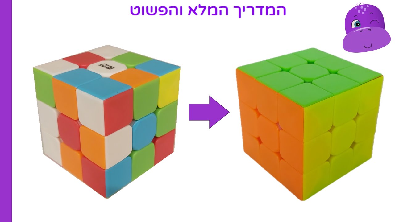 איך פותרים קוביה הונגרית 3x3