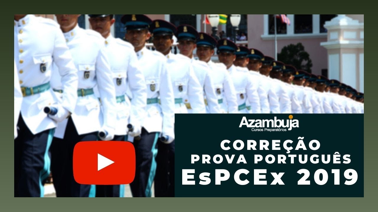 Prova EsPCEx Português 2019 | Correção