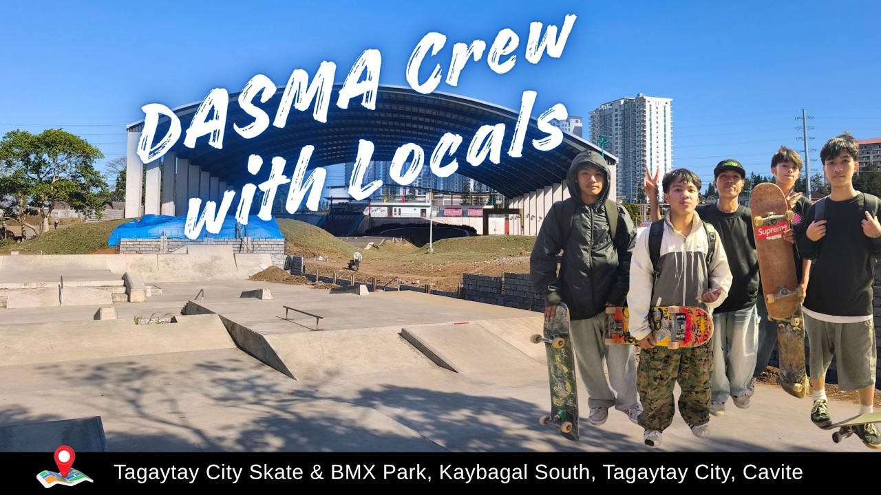 Dasma Crew with Locals in Tagaytay Skate Park #2