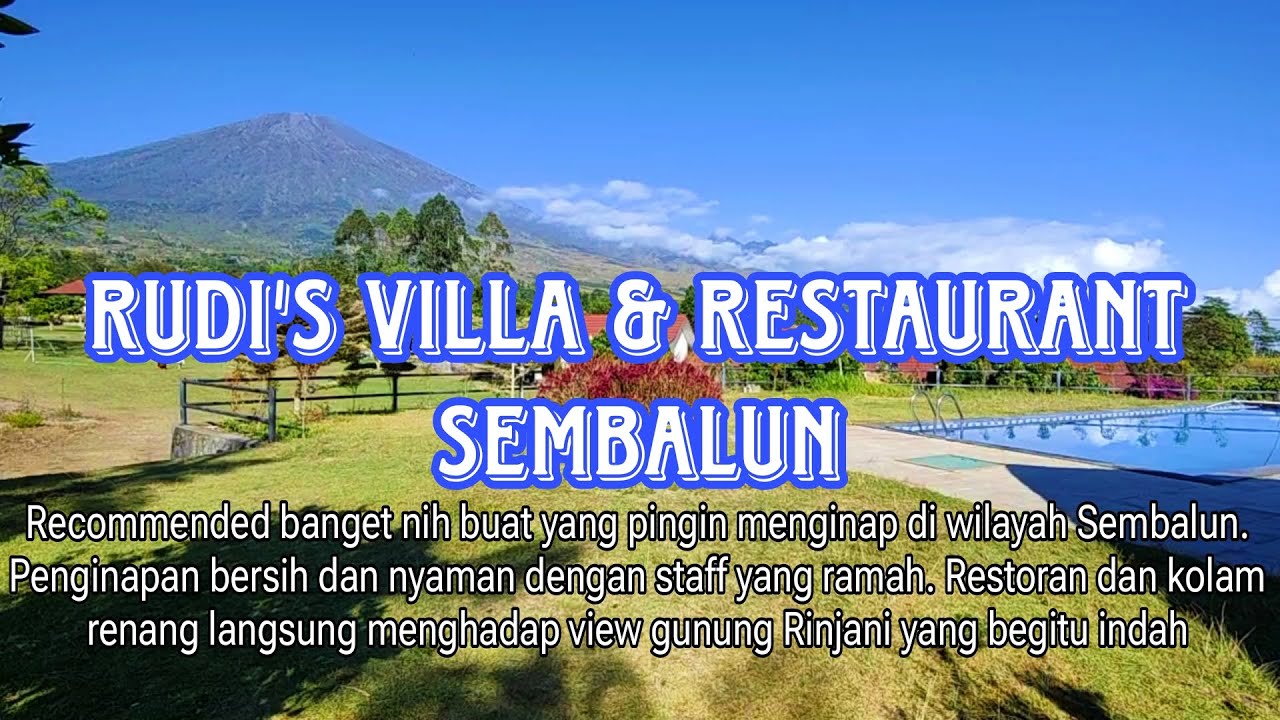 RUDI'S VILLA & RESTAURANT SEMBALUN