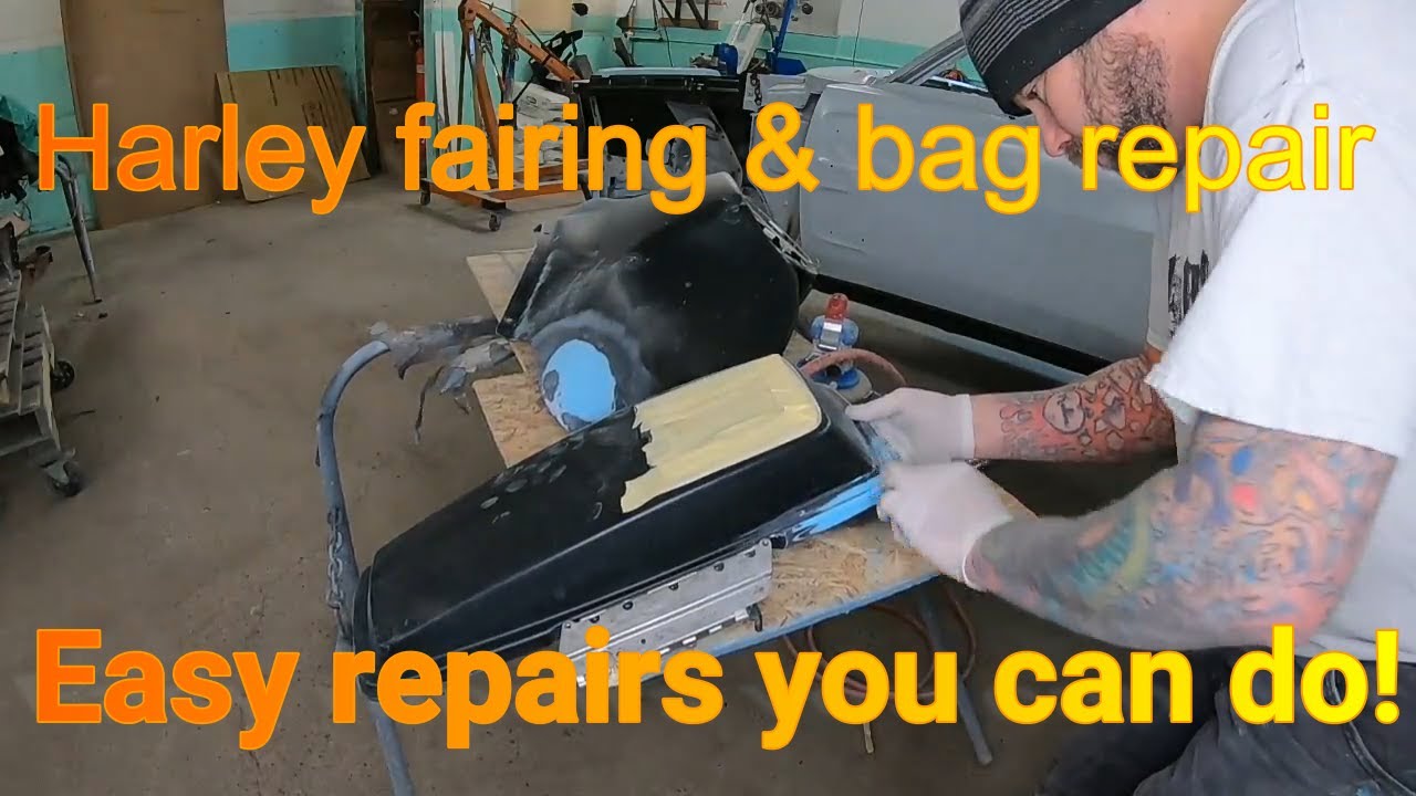Harley Fairing and saddlebag repair