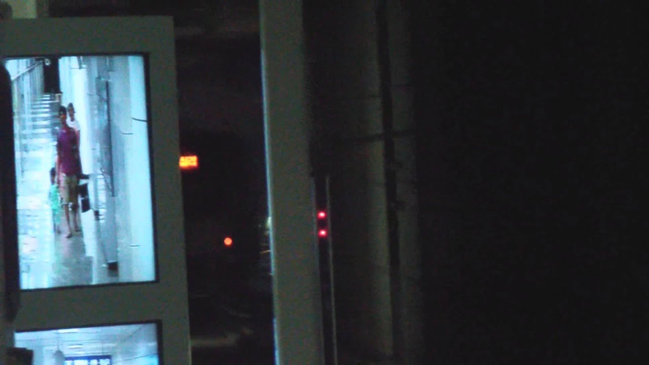 Bundang Line trains in Suwon City Hall station