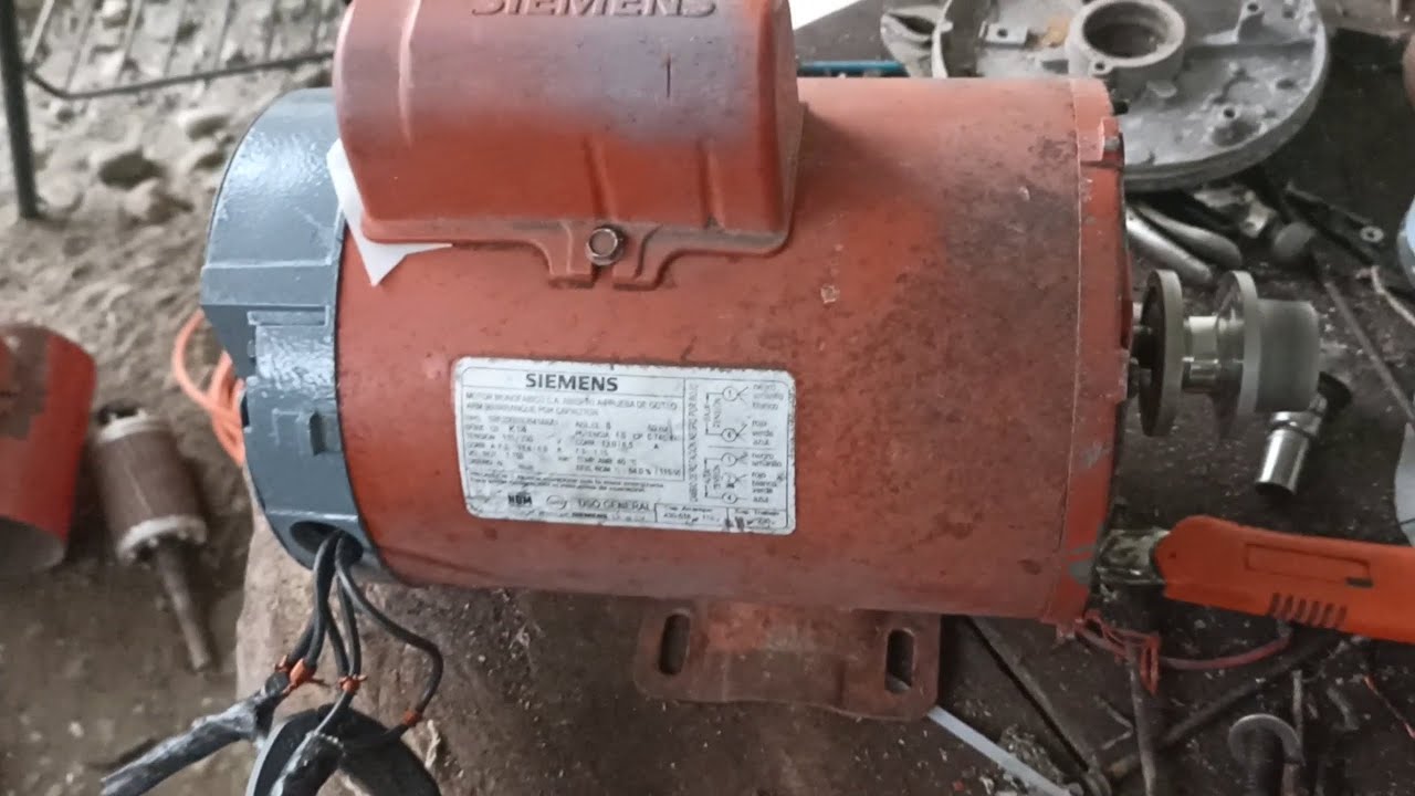 Embobinado Motor SIEMENS 1HP reparación .Parte 1