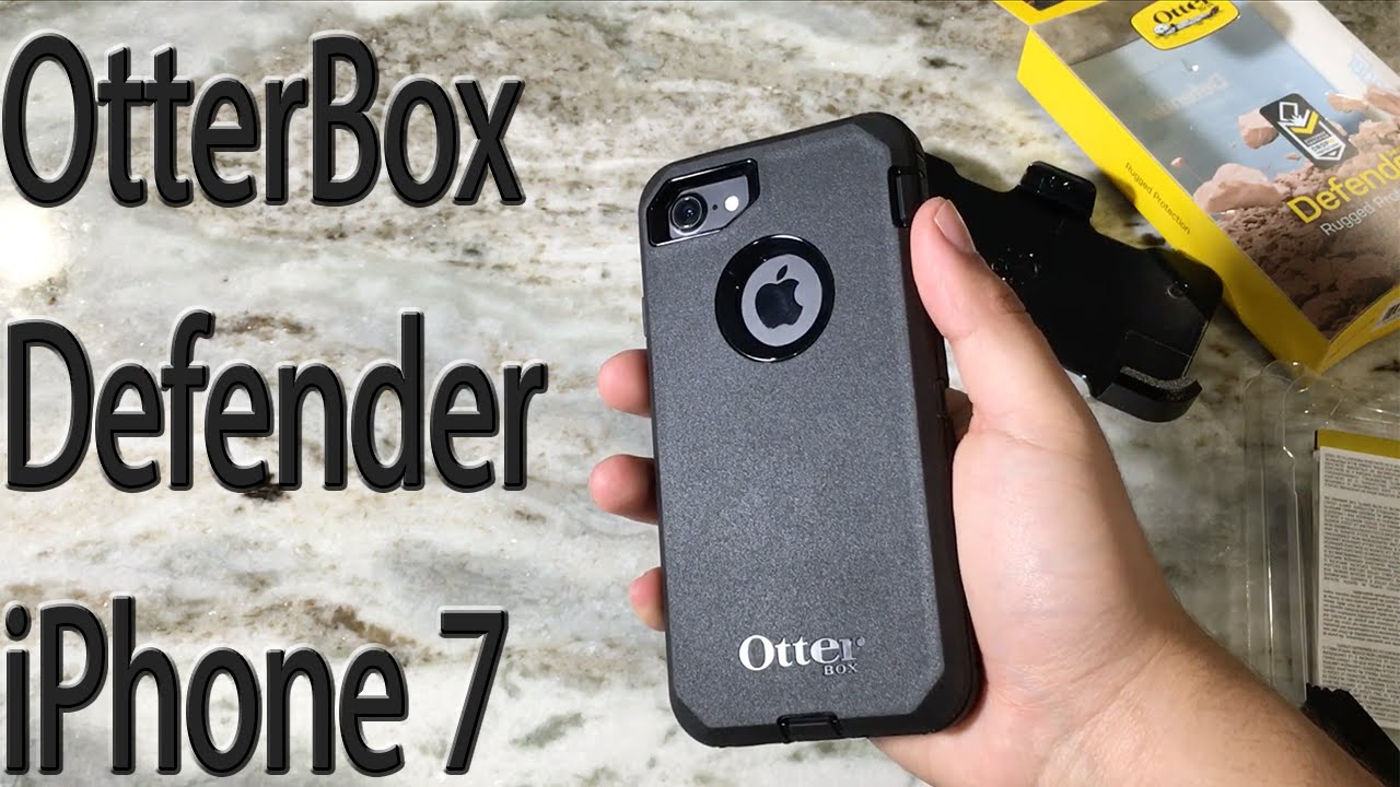 iPhone 7 OtterBox Defender Series Case Black | Rugged Protection
