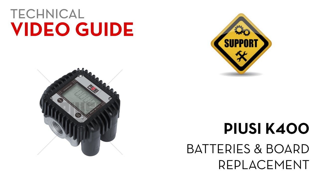 Piusi K400 - Change Batteries and Board