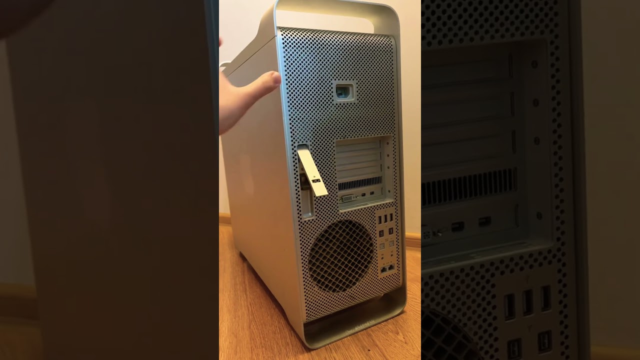 How to open old APPLE MAC PRO case