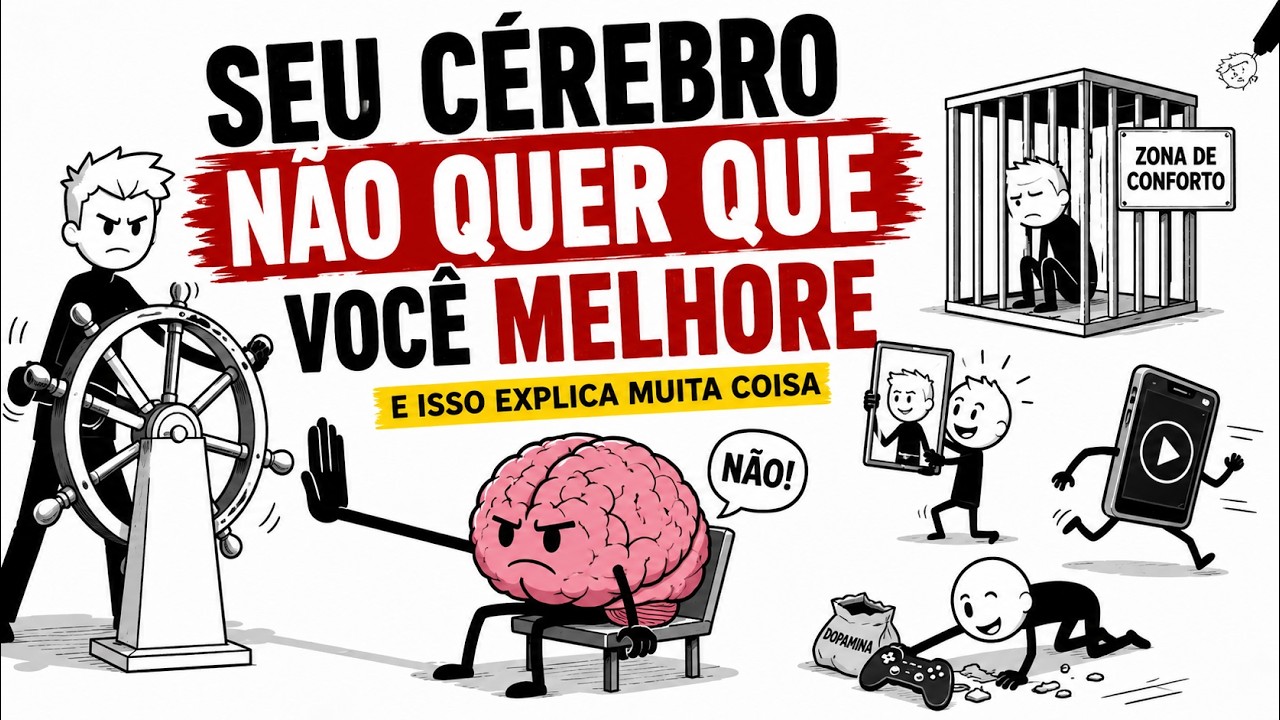 Seu cérebro não quer que você melhore — e isso explica muita coisa