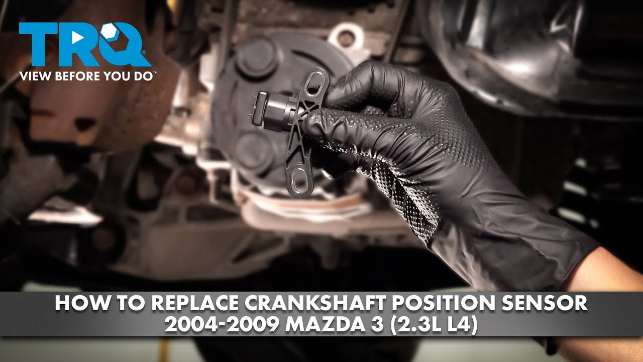 How to Replace Crankshaft Position Sensor 2004-2009 Mazda 3 (2.3L L4)