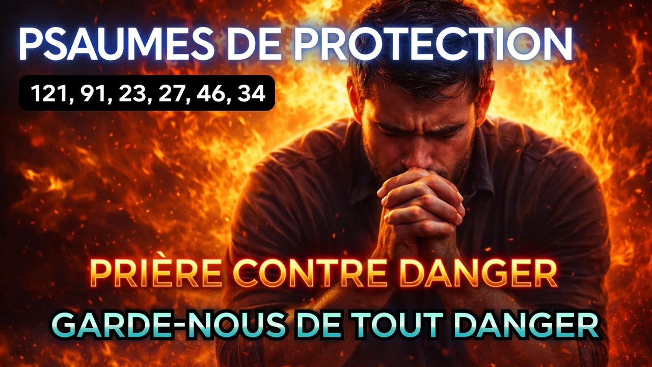 🛡️ PRIÈRE CONTRE DANGER : GARDE — 📖 PSAUME 121, 91, 23, 27, 46, 34