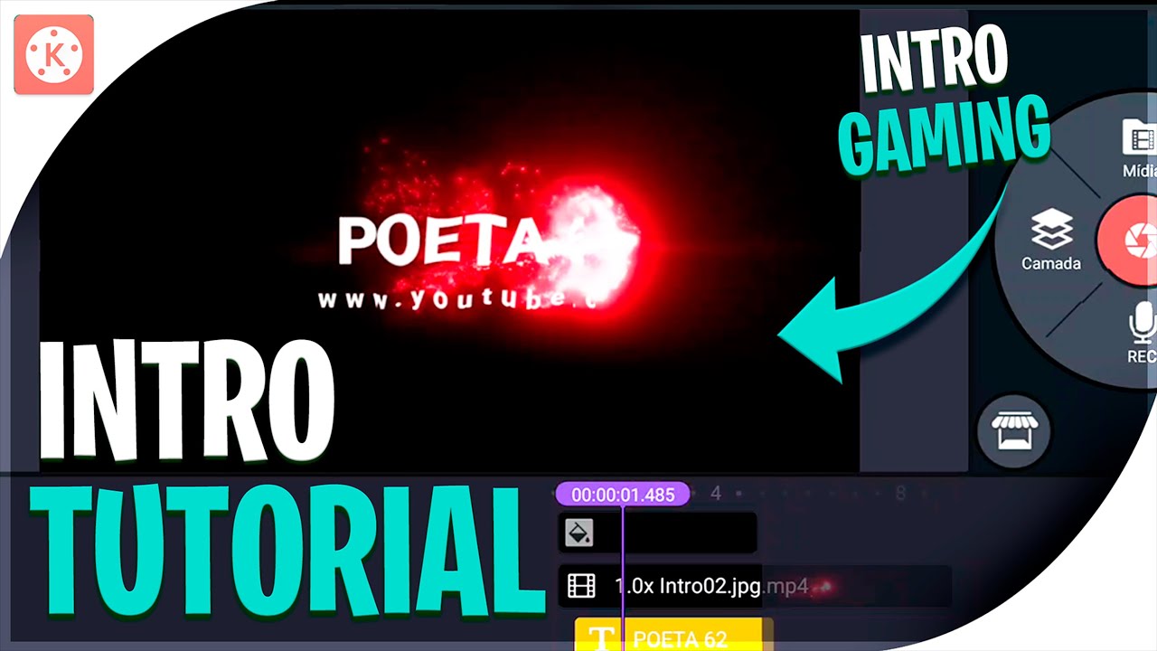 COMO FAZER UMA INTRO COM EFEITOS | TUTORIAL INTRO PELO KINEMASTER - HOW TO DO INTRO GAMING