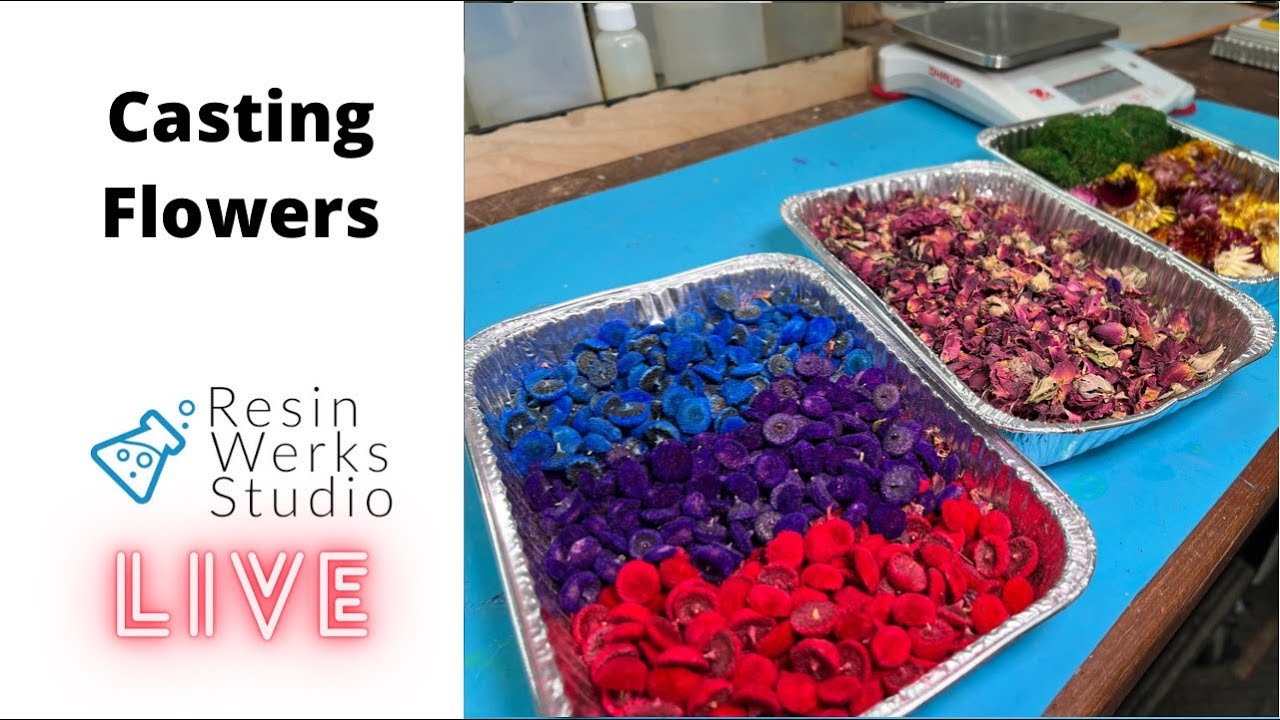 🔴Replay: Resin Casting Dried Flowers | Virtual Craft Festival - January 2022