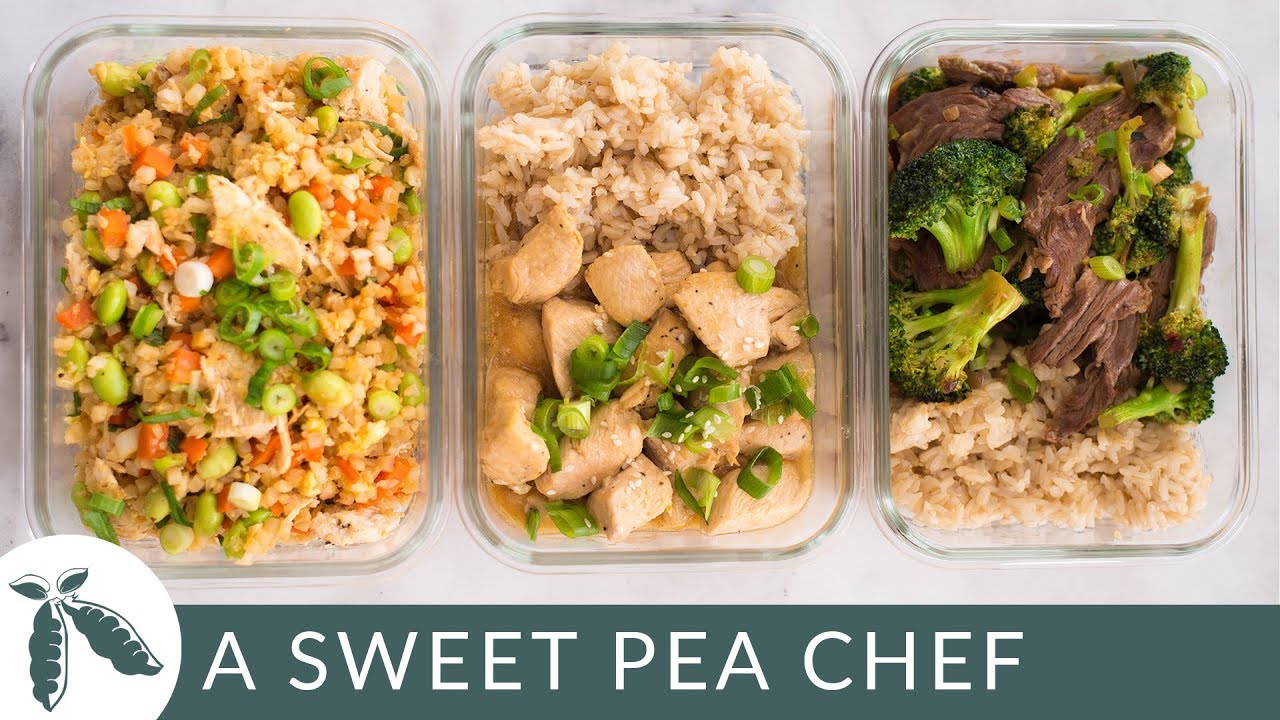 3 Healthier Takeout Options to Make at Home (Perfect for Meal Prep!) | A Sweet Pea Chef