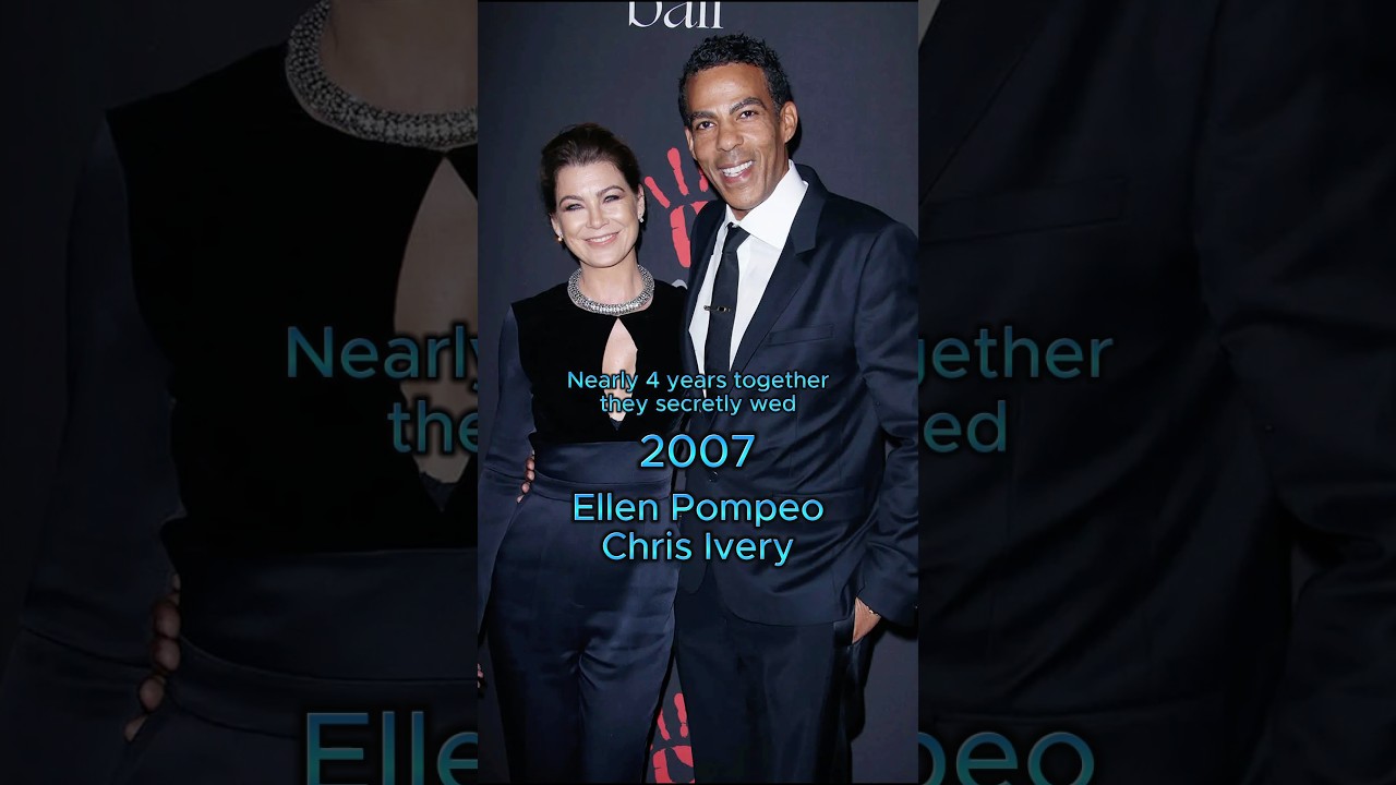 ❤️Ellen Pompeo and husband Chris Ivery