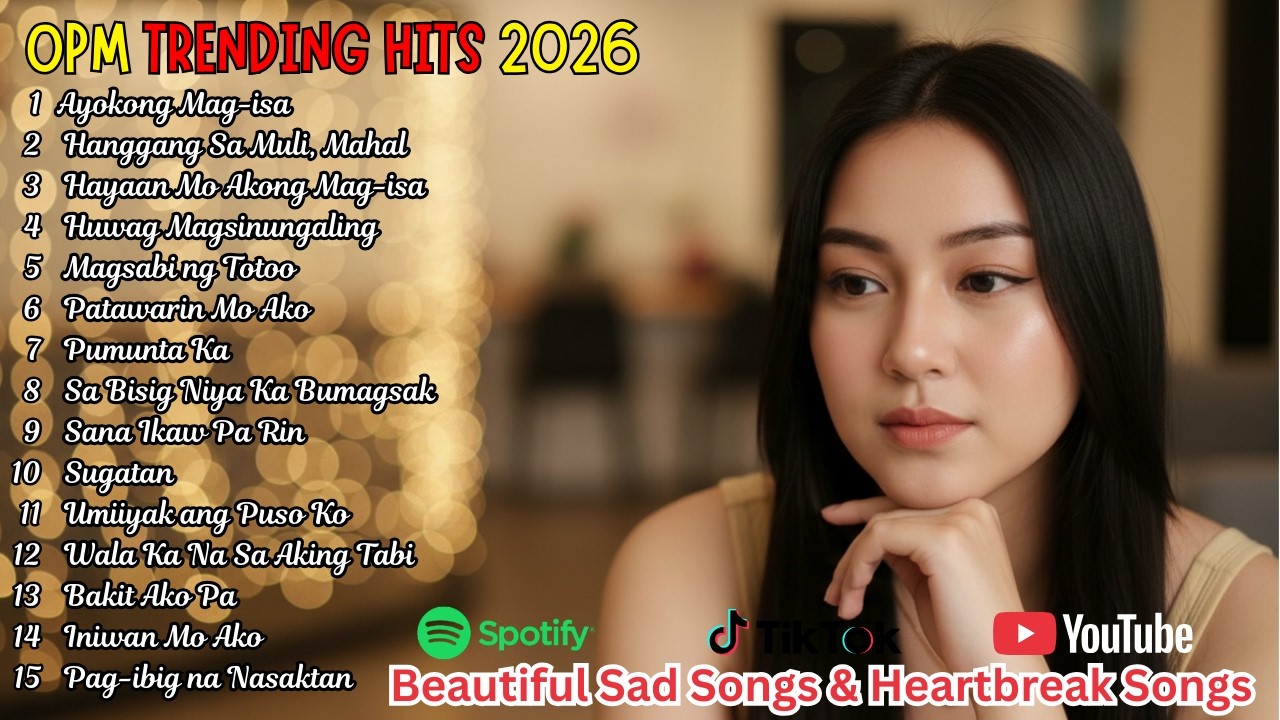 OPM Pop Ballad Sad Songs 2026 – Beautiful Tagalog Love Songs for Broken Hearts Playlist Mix Lovers