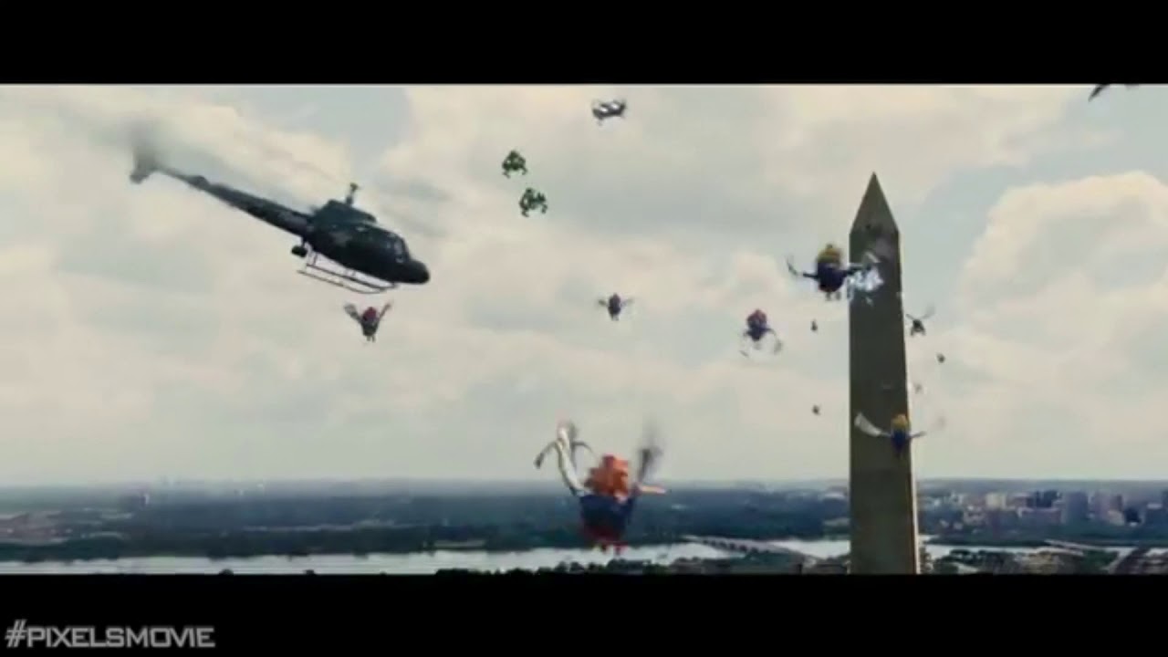 Pixels has a Sparta Party Hard Remix