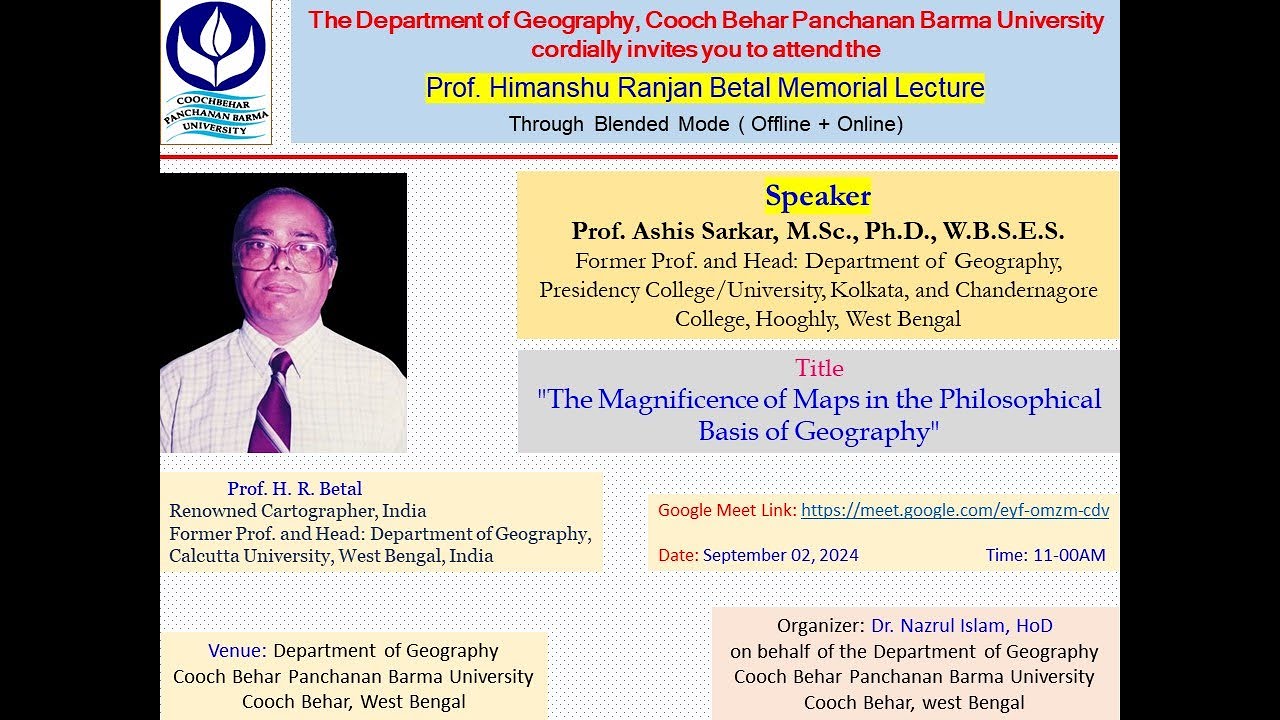 H R BETAL Memorial lecture