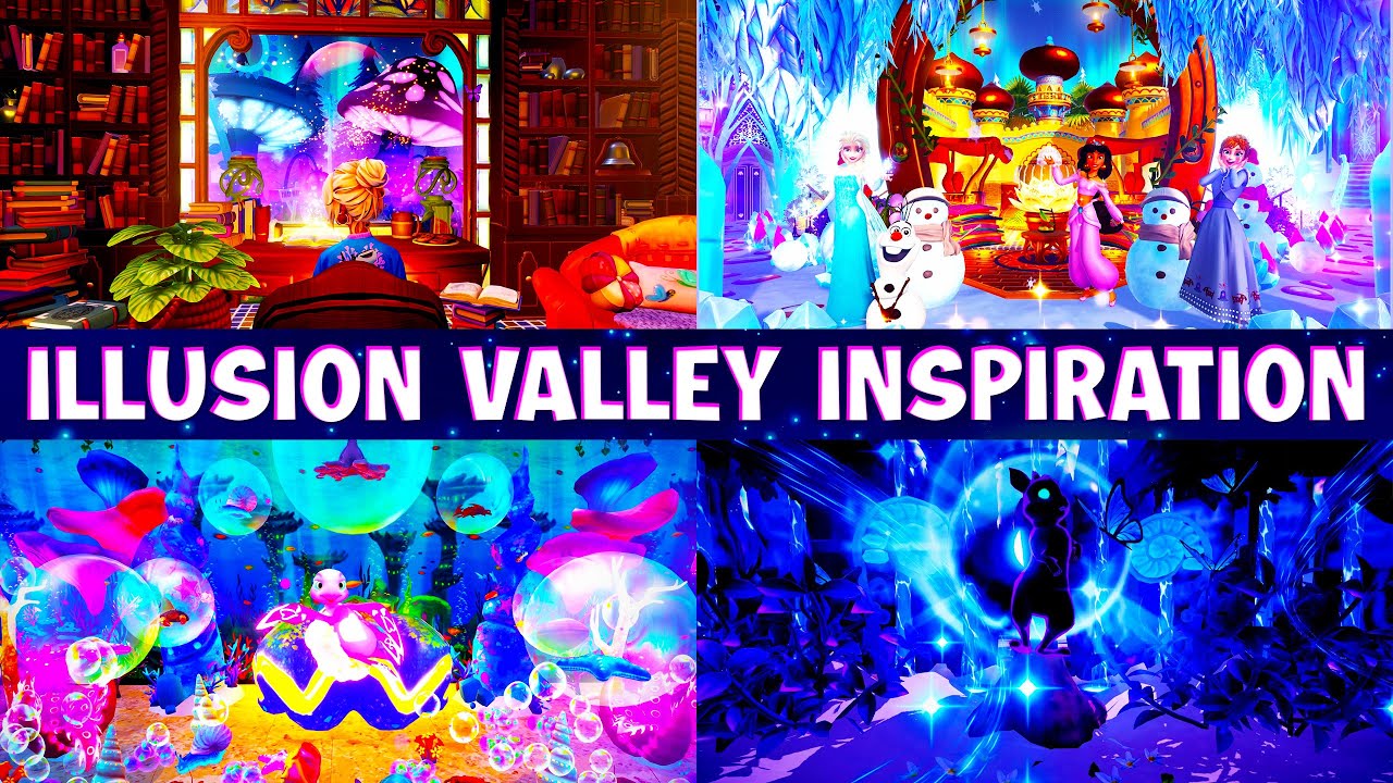 Illusion Valley Inspiration in Disney Dreamlight Valley. This Is NEXT LEVEL!