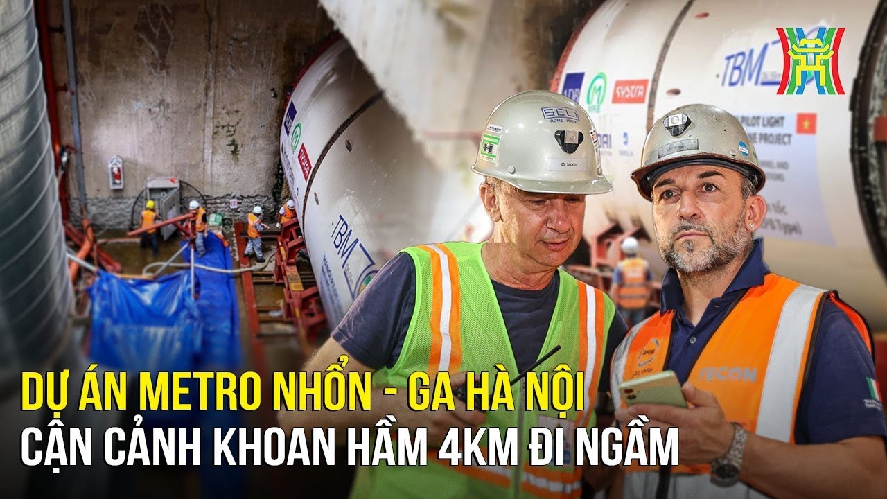 Dự &aacute;n metro Nhổn - ga H&agrave; Nội: Bắt đầu khoan 4km hầm đoạn đi ngầm
