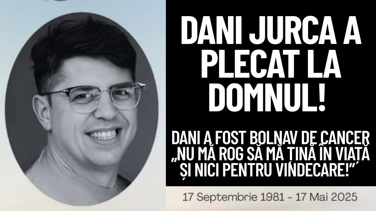 Dani Jurcă a plecat la Domnul!„Nu mă rog să mă țină în viață și nici pentru vindecare!”(ARHIVA 2024)