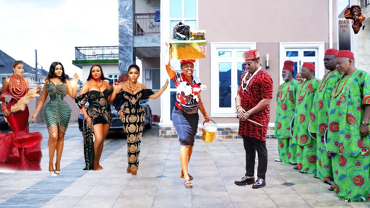 On His Return From Abroad D Prince Fell In Love At First Sight With A Food Seller - Nigerian Movies