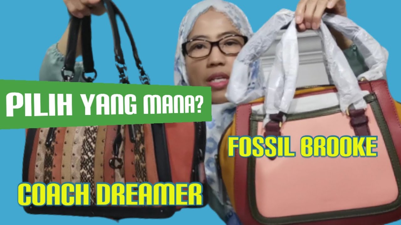Coach Dreamer Patchwork Or Fossil Brooke Satchel. Tasnya Mirip