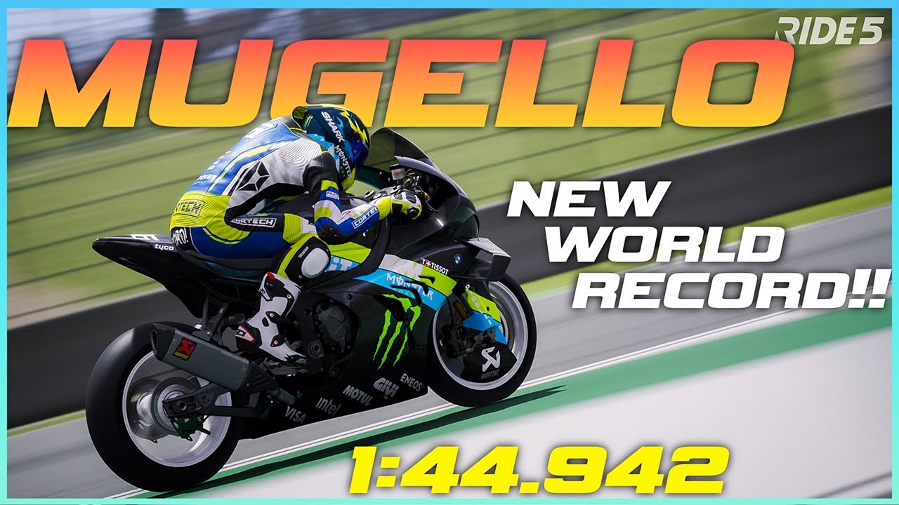 RIDE 5 Mugello NEW RM 1300 world record PC - 1:44.942