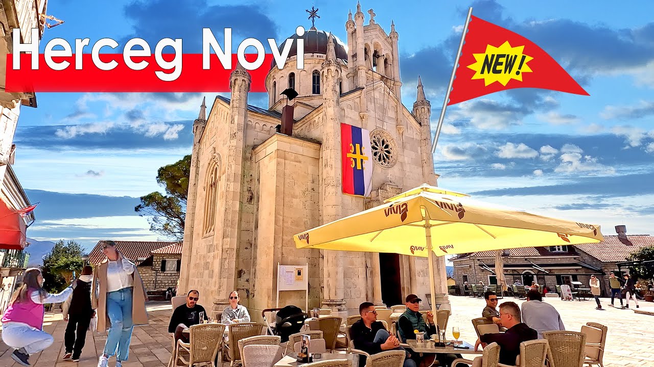 HERCEG NOVI, Travel Guide, MONTENEGRO, A Stunning Historic Place To Visit, DAY TRIP, 4K